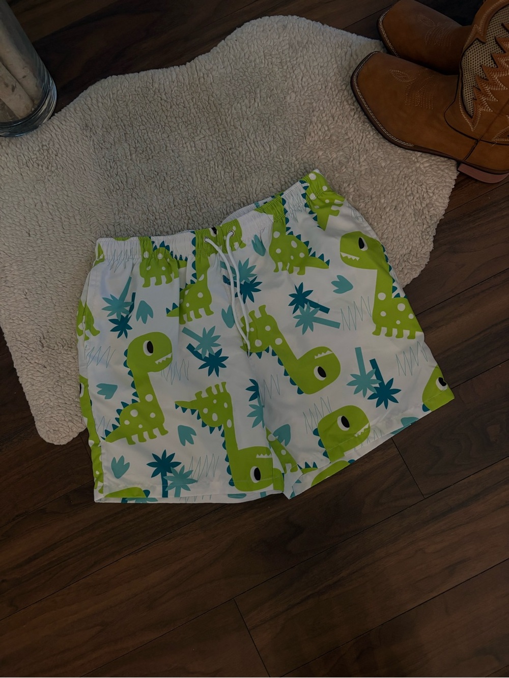 🦖Men’s Dinosaur Print Swim Trunks - M